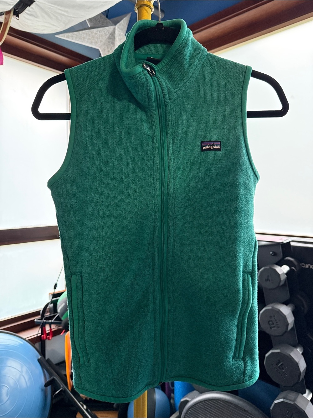 Patagonia Men's Green Full-Zip Fleece Vest